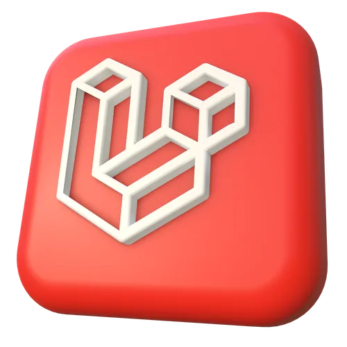 Laravel (php framework) smooth 3d logo